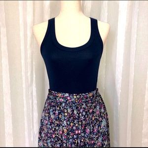 NWT Splendid S navy racer back layering tee